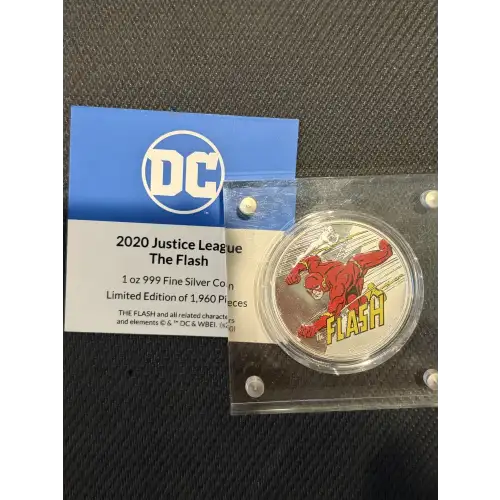 2020 Niue 1 oz. Coin The Flash Justice League (3)