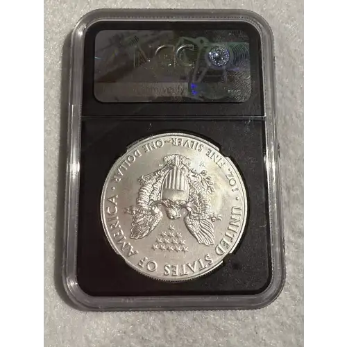 2020 W Burnished Silver Eagle First Day of Issue