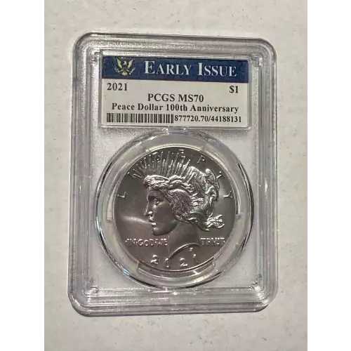 2021 $1 Peace Dollar 100th Anniversary First Strike (2)