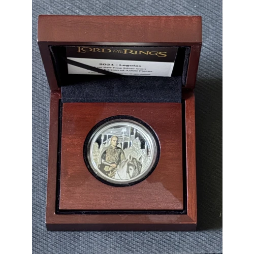 2021 Niue 1 oz. Coin Lord Of The Rings - Legolas  (3)