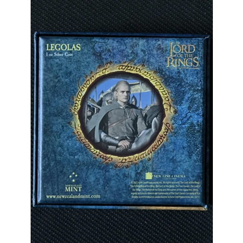 2021 Niue 1 oz. Coin Lord Of The Rings - Legolas