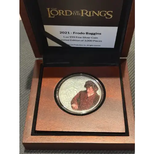 2021  Niue 1 oz. Coin The Lord Of The Rings - Frodo Baggins (3)