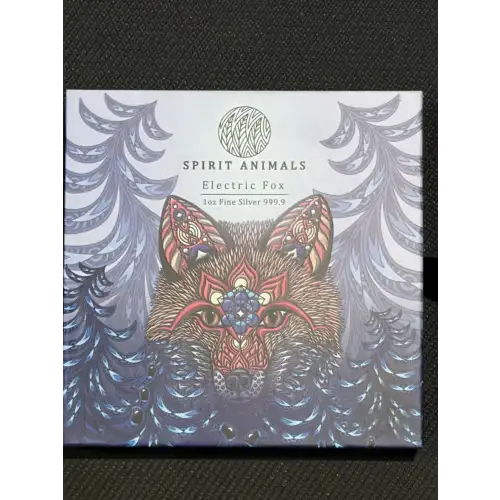 2021 PAMP 1oz Silver Coin Spirit Animals Electric Fox  (3)