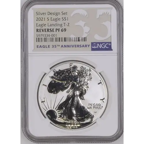 2021 S Eagle Landing T-2 Silver Design Set (2)