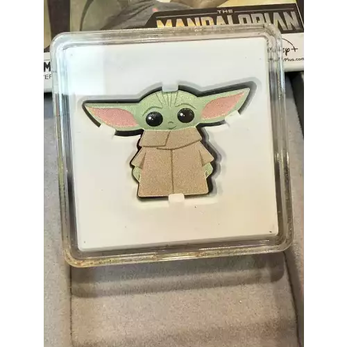 2021 STAR WARS Mandalorian The Child- Chibi Coin 1 OZ Silver-ONLY 2,000 Mintage (4)