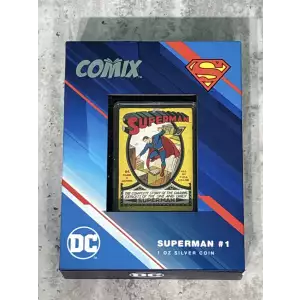 2022 $2 Niue 1 oz Silver DC Comix #1 Superman Colorized Silver Coin  [DUPLICATE for #558527]