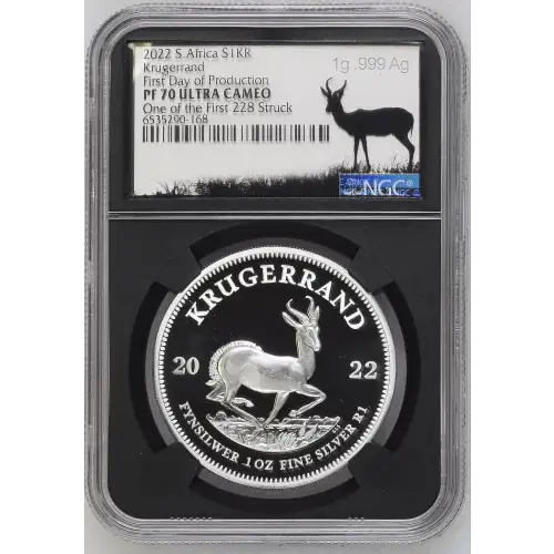 2022 Krugerrand First Day of Production ULTRA CAMEO (2)