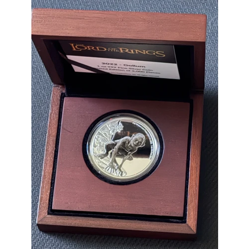2022 Niue 1 oz. Coin Lord Of The Rings - Gollum