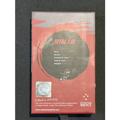2022 Niue 1 oz. Coin NInja Chibi (3)