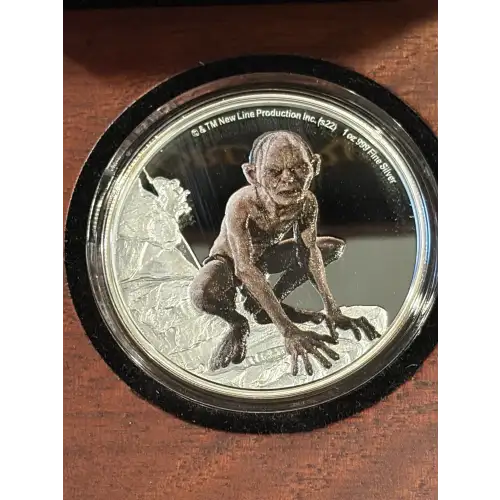 2022 Niue 1 oz. Coin The Lord Of The Rings Gollum (2)
