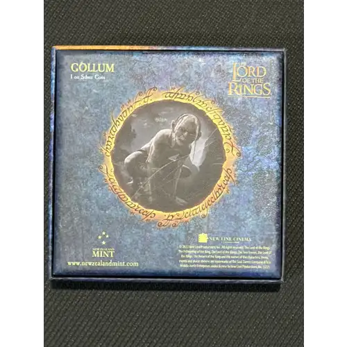 2022 Niue 1 oz. Coin The Lord Of The Rings Gollum (3)
