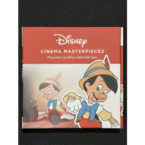 2022 Niue 3 oz. Coin Disney Pinnochio  (2)