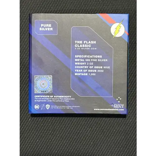 2022 Niue 3 oz. Coin The Flash Classic (3)