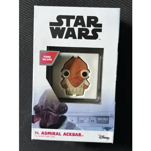 2022 Niue Star Wars 1oz Silver Coin Admiral Ackbar