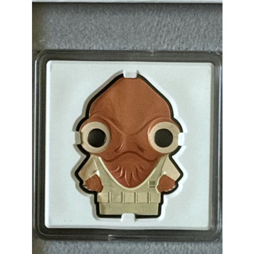 2022 Niue Star Wars 1oz Silver Coin Admiral Ackbar Chibi