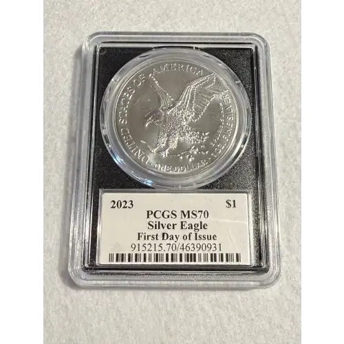 2023 $1 Silver Eagle First Day of Issue Emily S. Damstra
