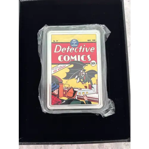 2023 Niue 2 oz Silver DC Detectives Comics #27 BATMAN Colorized Silver Coin  (2)
