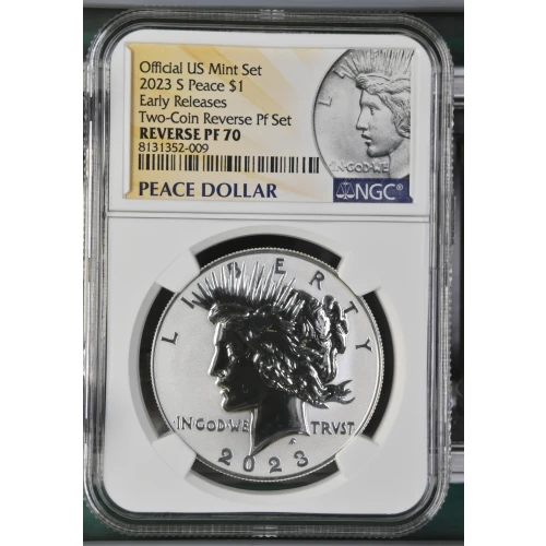 2023 S Early Releases Two-Coin Reverse Pf Set Official US Mint Set