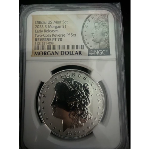 2023 S Early Releases Two-Coin Reverse Pf Set Official US Mint Set (4)