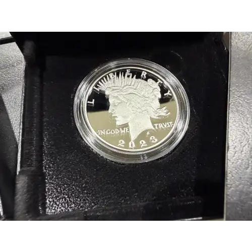 2023-S Morgan & Peace Silver Dollar Proofs w (Box & COA)