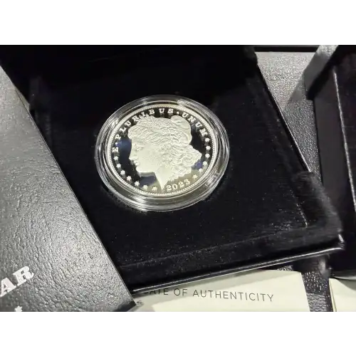 2023-S Morgan & Peace Silver Dollar Proofs w (Box & COA) (2)