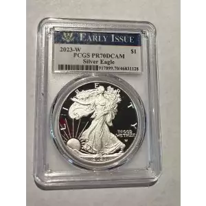 2023-W $1 Silver Eagle First Strike, DCAM
