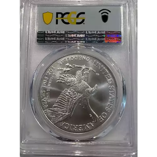 2024 - P Silver Eagle Star Privy PCGS MS70 FDI Flag Label, Philadelphia ASE (2)