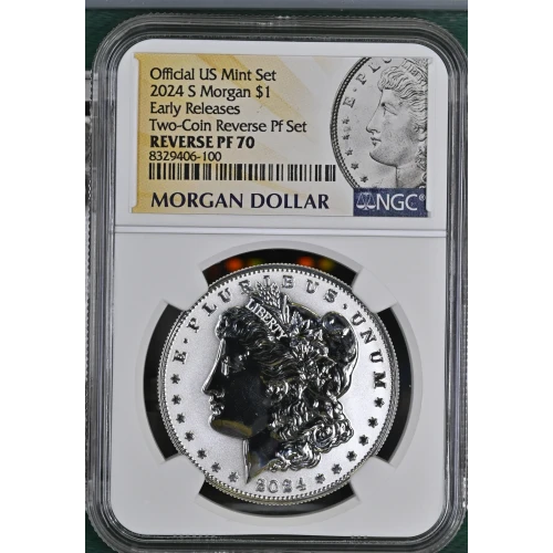 2024 S Early Releases Two-Coin Reverse Pf Set Official US Mint Set (2)
