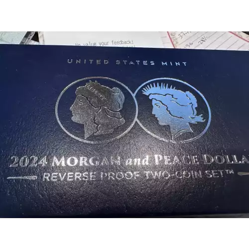 2024-S S$1 Morgan Peace Reverse Proof Dollar Set OGP