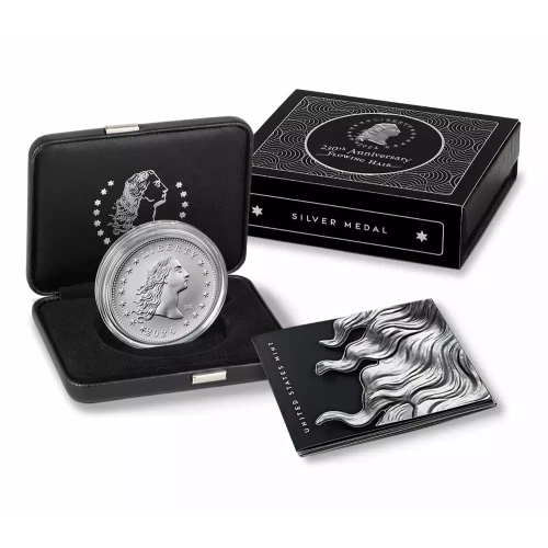 2024 Silver Flowing Hair Medal