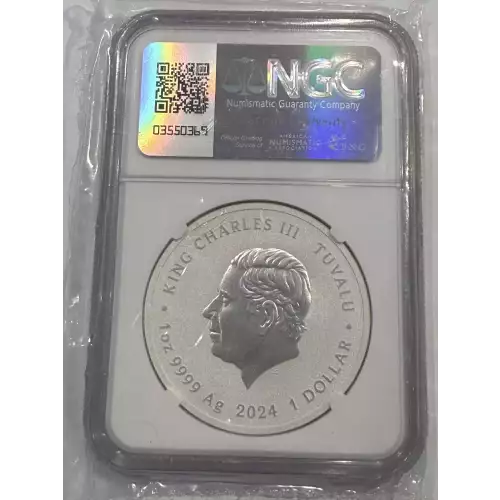 2024 Tuvalu 1 oz Silver Spongebob 25th Anniv NGC MS70 (2)