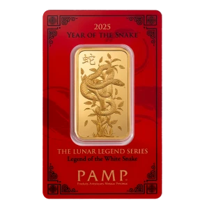 2025 1 oz PAMP Gold Bar - Year of the White Snake (2)