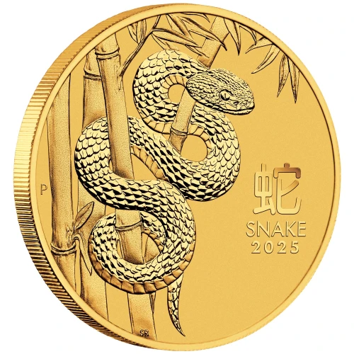 2025 1/20 oz Australian Perth Mint Gold Lunar Series III: Year of the Snake (3)