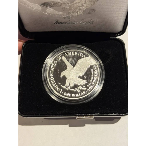 2025 Laser Engraved Privy 1 oz .999 Fine Silver American Eagle
