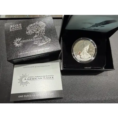 2025 Laser Engraved Privy 1 oz .999 Fine Silver American Eagle (2)