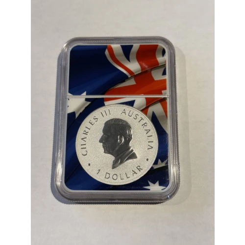 2025 P Australia S$1 Dollar Wedge-Tailed Eagle NGC MS-70 First Day of Issue