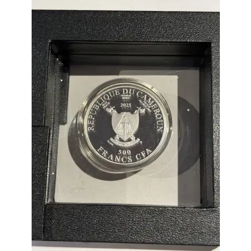 2025 Republic of Cameroon Winner Takes All 500 Francs .999 Fine Silver Coin