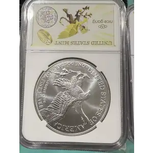 2025 Silver Eagle, Eagle Privy NGC MS69 8th Era Label,First 50,000. In Stock