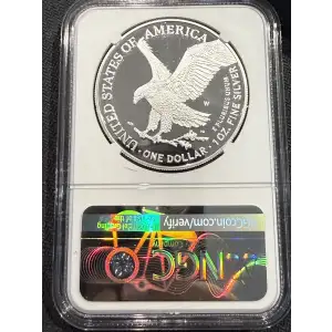 2025 W Army Privy Silver Eagle NGC PF70 Ultra Cameo FDI 250th anniversary