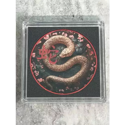 2025 Year of the Wooden Snake USA Colorized American Eagle 1oz Silver Coin (4)