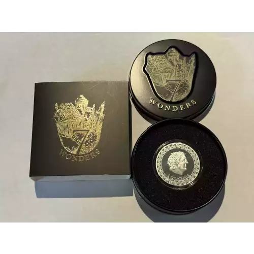 7 Wonders of the World 1 oz .999 Fine Silver Round Colossus of Rhodes 1 Drachma (2)