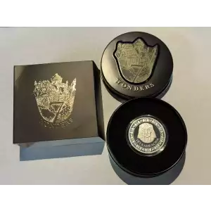 7 Wonders of the World 1 oz .999 Fine Silver Round Lighthouse at Alexandria Tetradrachm