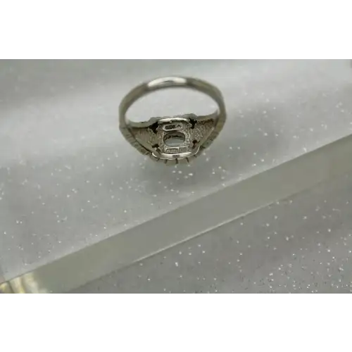 .925 S.S. 12k BLACK HILL GOLD AQUAMARINE ring size 9 # (3)