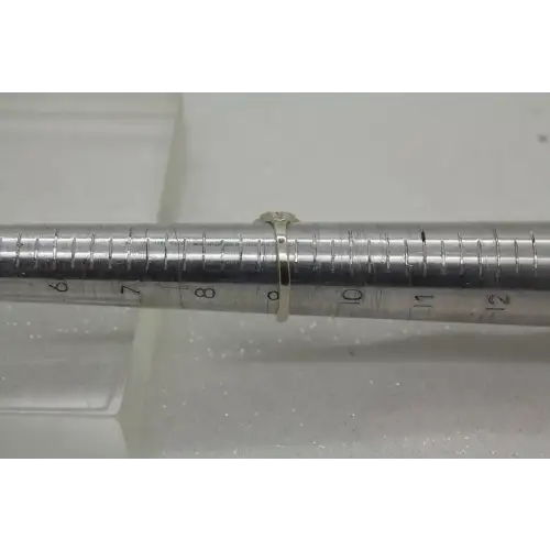 .925 S.S. 12k BLACK HILL GOLD AQUAMARINE ring size 9 # (5)