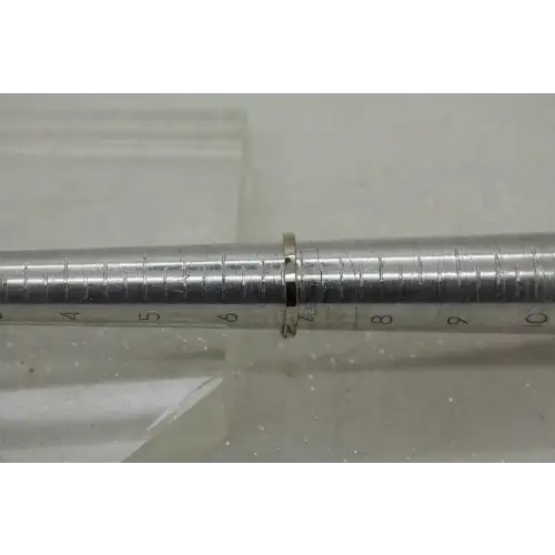 .925 S.S. CZ FANCY SWIRL DESIGN ring size 6.25