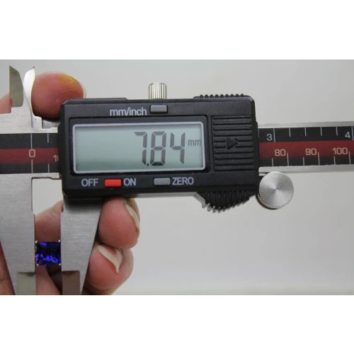 .925 S.S. DARK BLUE CZ STUD earrings