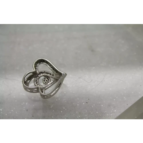 .925 S.S. DIAMOND ACCENT INTERTWINED DOUBLE HEARTS pendant