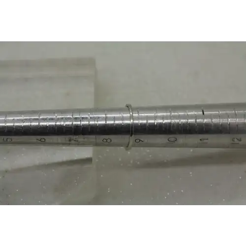 .925 S.S. DIAMONIQUE CZ RING ENHANCER size 8.25