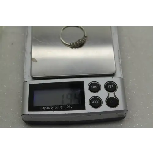 .925 S.S. DIAMONIQUE CZ RING ENHANCER size 8.25