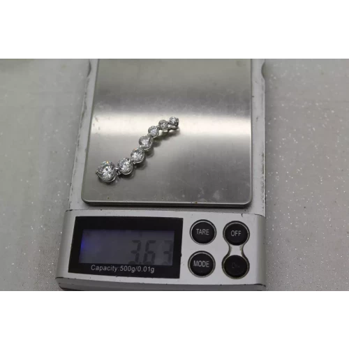 .925 S.S. Large Super Sparkly CZ JOURNEY pendant
